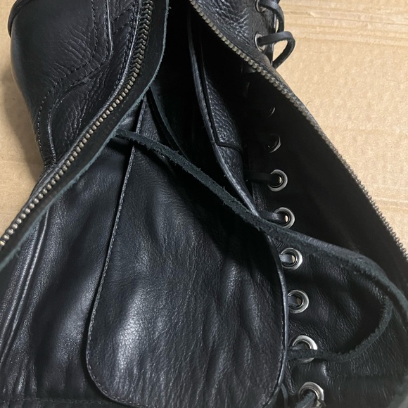 NWT - Tory Burch Black Oxford Boots- Size 6 - Picture 10 of 11